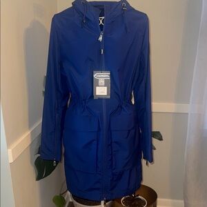 Pajar Women's Royal Blue Raincoat Utility Jacket NWT! Originally $235